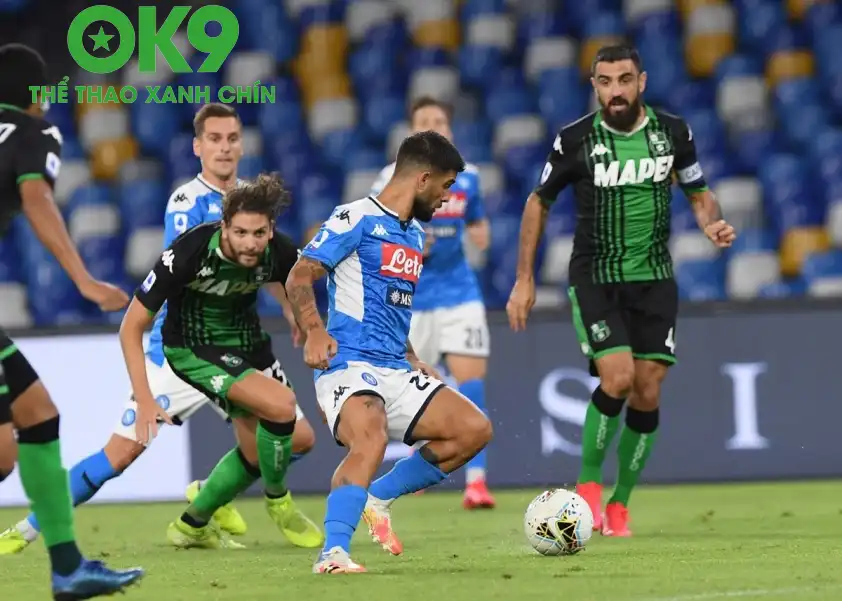 Sassuolo khó cản được sức mạnh của Napoli. (Ảnh: Internet) Sassuolo khó cản được sức mạnh của Napoli. (Ảnh: Internet)